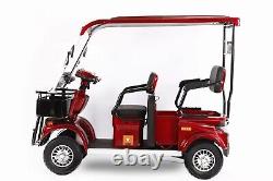 1000 Watt Mini Golf Cart With Bluetooth, Fan. Double Seat. 72 Volt Battery