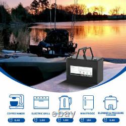 100AH 1280WH 12V Deep cycle Lithium Battery LiFePO4 for RV Home Boat Golf Cart