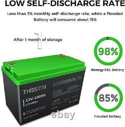 100Ah 14.4V 14.6V LiFePO4 Lithium Iron Phosphate Deep Cycle Rechargeable Battery