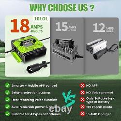 10L0L 18 AMP Golf Cart Battery Charger for 48 Volt Club Car Precedent DS Fast Ch