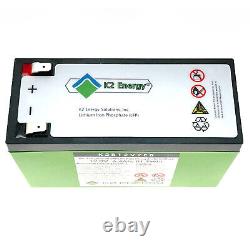 10pc K2 Energy 12V 7Ah LiFEPO4 Battery for Golf Carts, Backup Systems, Solar