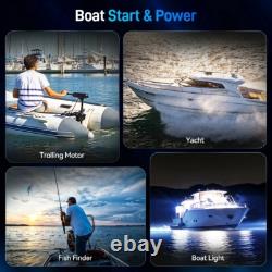 12V 100Ah Dual Purpose LiFePO4 Marine Starting Battery For Outboard Motor IP67
