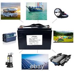 12V 100Ah LiFePO4 Rechargeable Battery 12.8V with BMS For Golf Cart Solar Wind