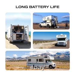 12V 100Ah Mini LiFePO4 Lithium Battery 6000+ Cycles For RV Marine Solar Off-grid