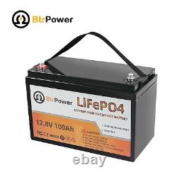 12V 100Ah lithium LiFePO4 battery for Deep Cycle System RV Golf Cart 100A BMS