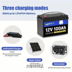 12V 12Ah 50Ah 100Ah LiFePO4 Lithium Battery Deep Cycle BMS For RV Solar Off-grid