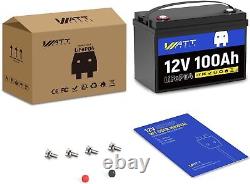 12V 12Ah 50Ah 100Ah LiFePO4 Lithium Battery Deep Cycle BMS For RV Solar Off-grid
