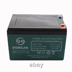 12V 12Ah 6-DZM-12 Battery for E-bike Go Kart Buggy Scooter Golf Carts Moped Bike