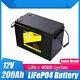 12v 200ah Lifepo4 Battery Rv Campers Waterproof Golf Cart Batteries 4000 Cycles