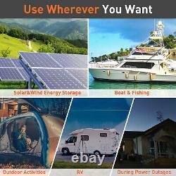 12V 200Ah LiFePO4 Lithium Battery Solar Power Deep Cycle RV Caravan Golf Cart US