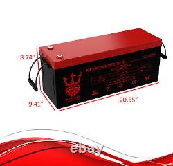 12V 200Ah SLA AGM 4D Battery 2 Pack