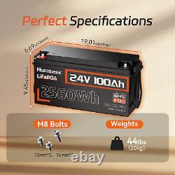 12V/24V 100Ah 200Ah 300Ah Bluetooth LiFePO4 Lithium Battery BMS For RV Off-Grid