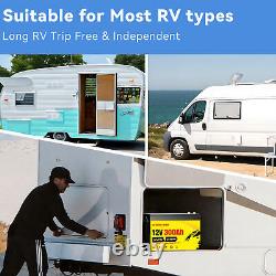 12V 24V 36V 48V 100Ah 200Ah 300Ah LiFePO4 Lithium Battery BMS DeepCycle Solar RV