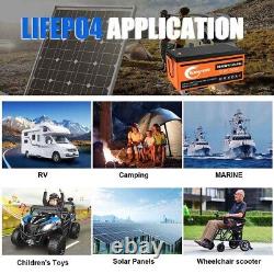 12V 300Ah LiFePO4 Lithium Iron Battery Deep Cycle For RV Solar Panel Golf Cart