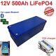 12v 500ah Lifepo4 Battery Pack Litium Battery With 4s Bms For Solar Golf Cart Rv