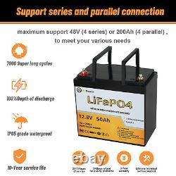 12V 50Ah 100Ah 140Ah Lifepo4 Battery Pack for Golf Cart RV Marine Solar System