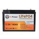 12v 50ah 100ah 140ah Lifepo4 Battery Pack For Rv Marine Solar System Golf Cart