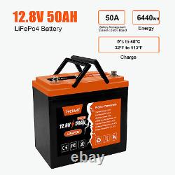 12V 50Ah 100Ah 300Ah LiFePO4 Lithium Battery 4500+ Deep Cycles for RV Golf Cart