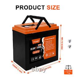 12V 50Ah 100Ah 300Ah LiFePO4 Lithium Battery 4500+ Deep Cycles for RV Golf Cart