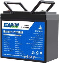 12V 50Ah 100Ah Lithium Battery LiFePO4 Rechargeable 3000+ Deep Cycle BMS Home RV