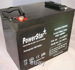 12V 70AH 12 volt AGM lead acid Battery Group 24 Solar Golf Cart RV PowerStar