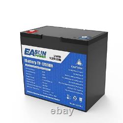 12V LiFePO4 2000 Times Deep Cycle Lithium Battery for Off-Grid Solar System 50Ah