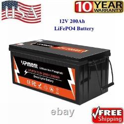 12.8V 200Ah LiFePO4 Lithium Battery Metal Case Deep Cycles for RV Golf cart