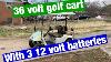12 Volt Battery Install On 36 Volt Golf Cart