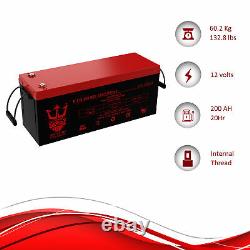 12v 200ah Sealed Lead Acid AGM Deep Cylce Battery By Neptune Power