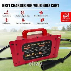 1500 Watt High Power 58.4v Rapid Charger 25 Amp Golf Cart Battery Charger