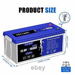 150Ah 12.8V LiFePO4 Cycle Lithium Battery for Golf Cart 150A BMS Off Grid System