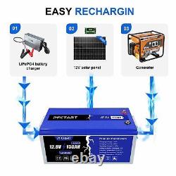 150Ah 12.8V LiFePO4 Cycle Lithium Battery for Golf Cart 150A BMS Off Grid System