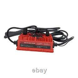 15 AMP 48 Volt Golf Cart Battery Charger for EZGO RXV & TXT 3-pin Triangular Plu