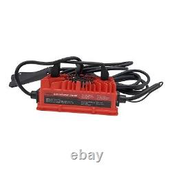 15 AMP 48 Volt Golf Cart Battery Charger for EZGO RXV & TXT 3-pin Triangular Plu