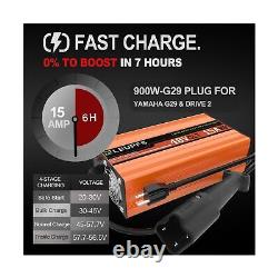 15 Amp 48 Volt Golf Cart Battery Charger for Yamaha G29 & Drive 2, with Trick