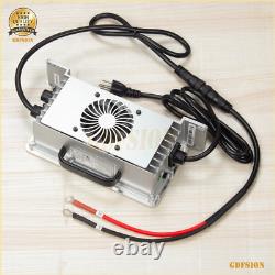 18A 48V Golf Cart Lithium LiFePO4 Battery Trickle Smart Charger Forklift Ship US