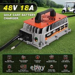18 AMP 48 Volt Golf Cart Battery Charger 48 Club Car 1250W, 3-6