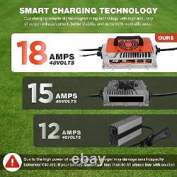 18 AMP 48 Volt Golf Cart Battery Charger 48 Club Car 1250W, 3-6