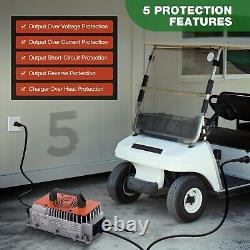 18 AMP 48 Volt Golf Cart Battery Charger 48 Club Car 1250W, 3-6