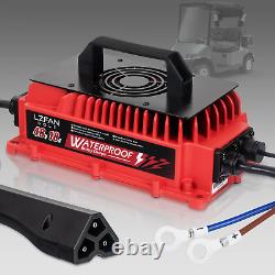 18 AMP Golf Cart Battery Charger for 48 Volt Club Car with Triangle 3 Pin Style