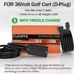 18 Amp 36 Volt Golf Cart Battery Charger for EZGO, 4-6H 36V 18A for EZGO D-PLUG