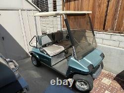 1992 Club Car DS Golf Cart 36v 4 seat, canopy, lights, Trojan Batteries, Charger