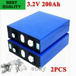 1- 4 PCS 3.2V 200Ah Rechargeable Lifepo4 Battery DIY 12V for Car RV Solar Energy