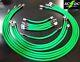 # 1 Awg Hd Golf Cart Battery Cable 13 Pc Green Txt E-z-go Set U. S. A Made