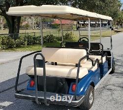 2015 Club Car Villager 6 48V Golf Cart 8 new batteries new charger & new motor