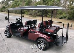 2017 Ezgo LSV 6 Seater Limo Golf Cart Street Legal 48 Volts NEW BATTERIES
