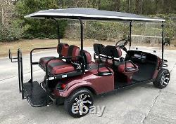 2017 Ezgo LSV 6 Seater Limo Golf Cart Street Legal 48 Volts NEW BATTERIES