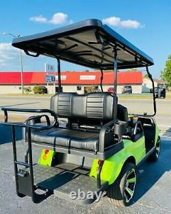 2022 Evolution Classic 4 Pro Golf Cart With 48v110ah Lithium Battery