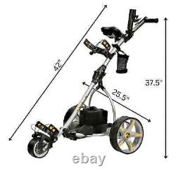 2025 Bat Caddy X3R BLACK Remote Control Electric Motorized Golf Cart Trolley