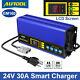24v 30a Fully Automatic Smart Charger Fast Battery Charger Maintainer Golf Cart